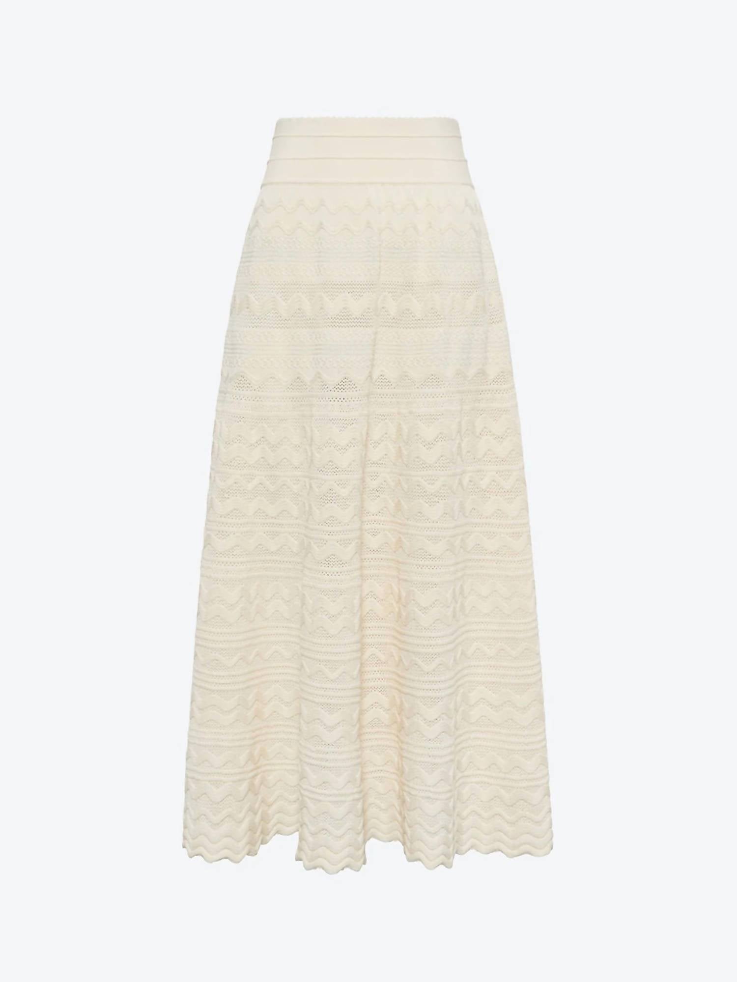 Molli - Diva Pointelle Knit Skirt
