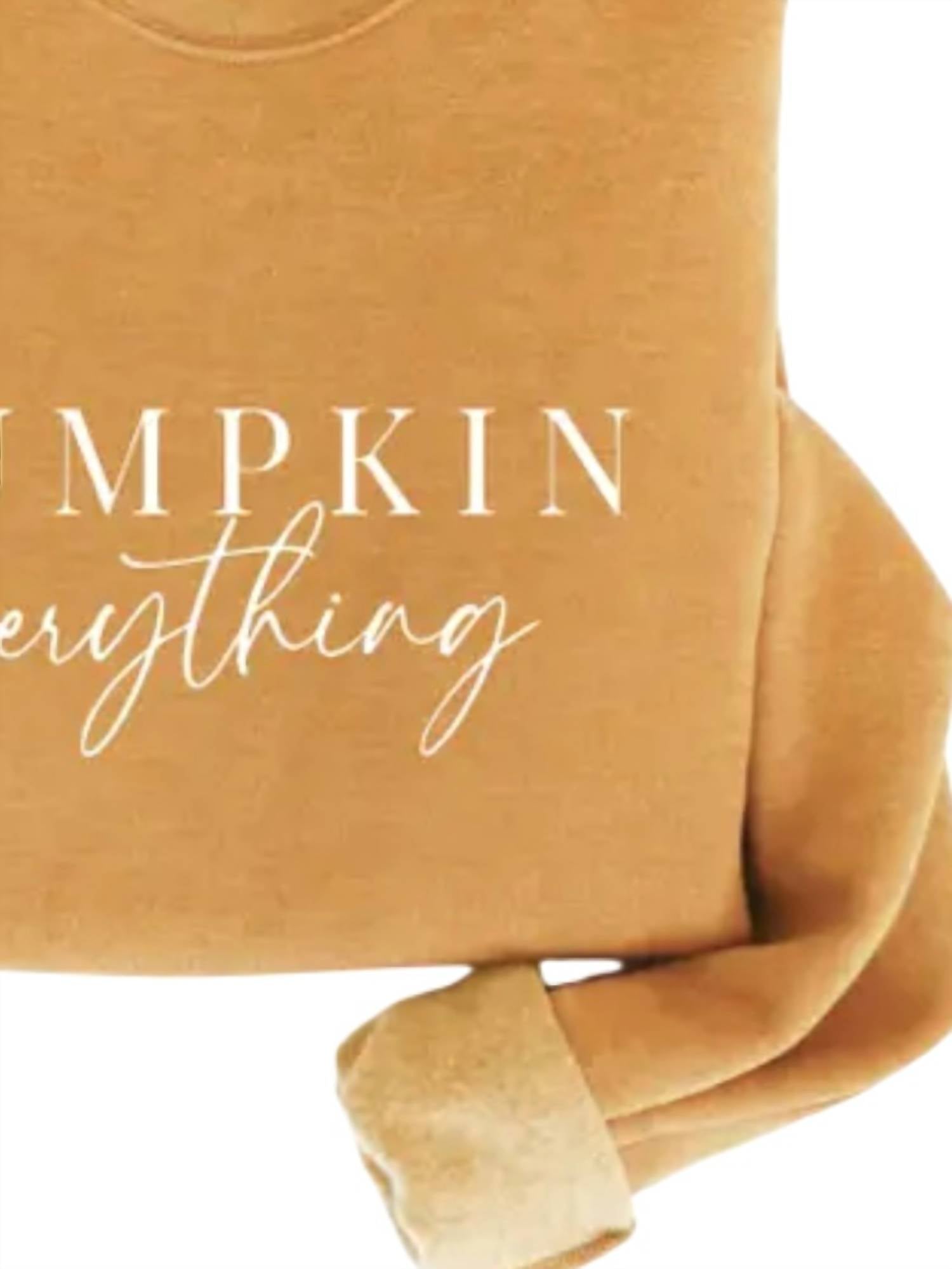 Oat Collective - Women's Pumpkin Everything Graphic Sweatshirt