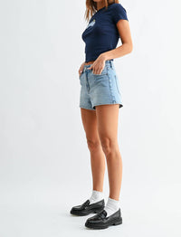 Just Black Denim - Classic Hem Shorts