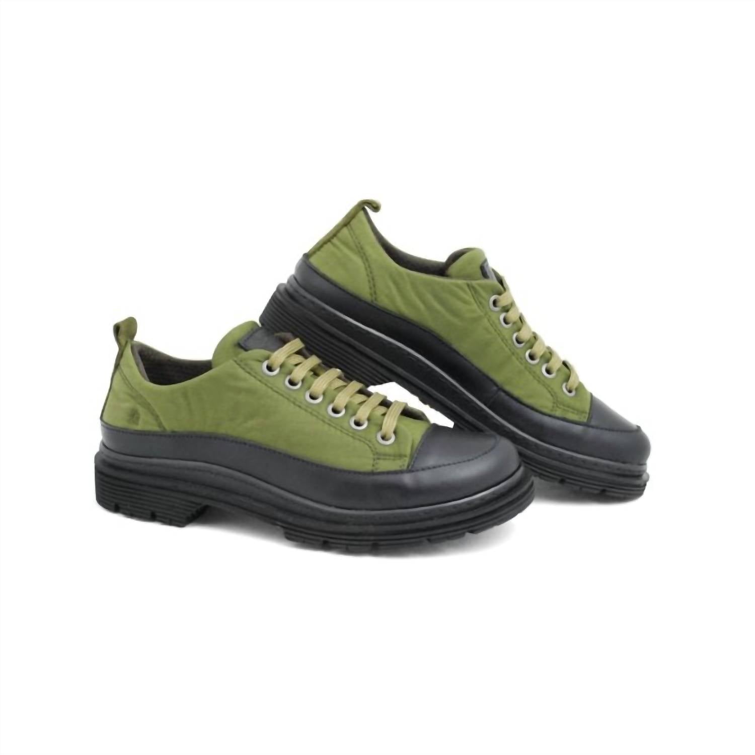 The ART Company Women's 1894 Chunky Lace Up Shoe in forest green - women's sneaker