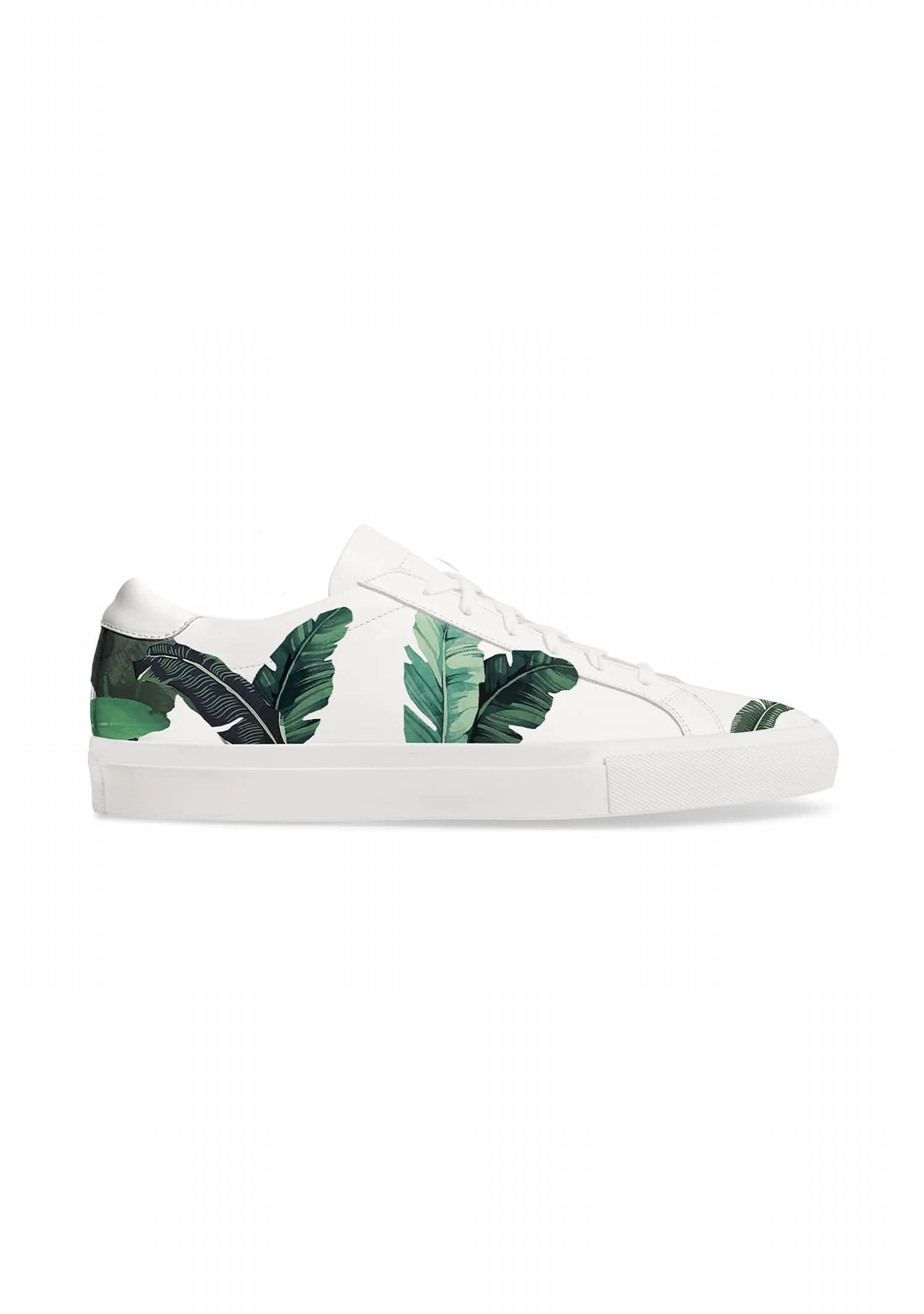 WOMEN'S GREEN PALM SNEAKERS
