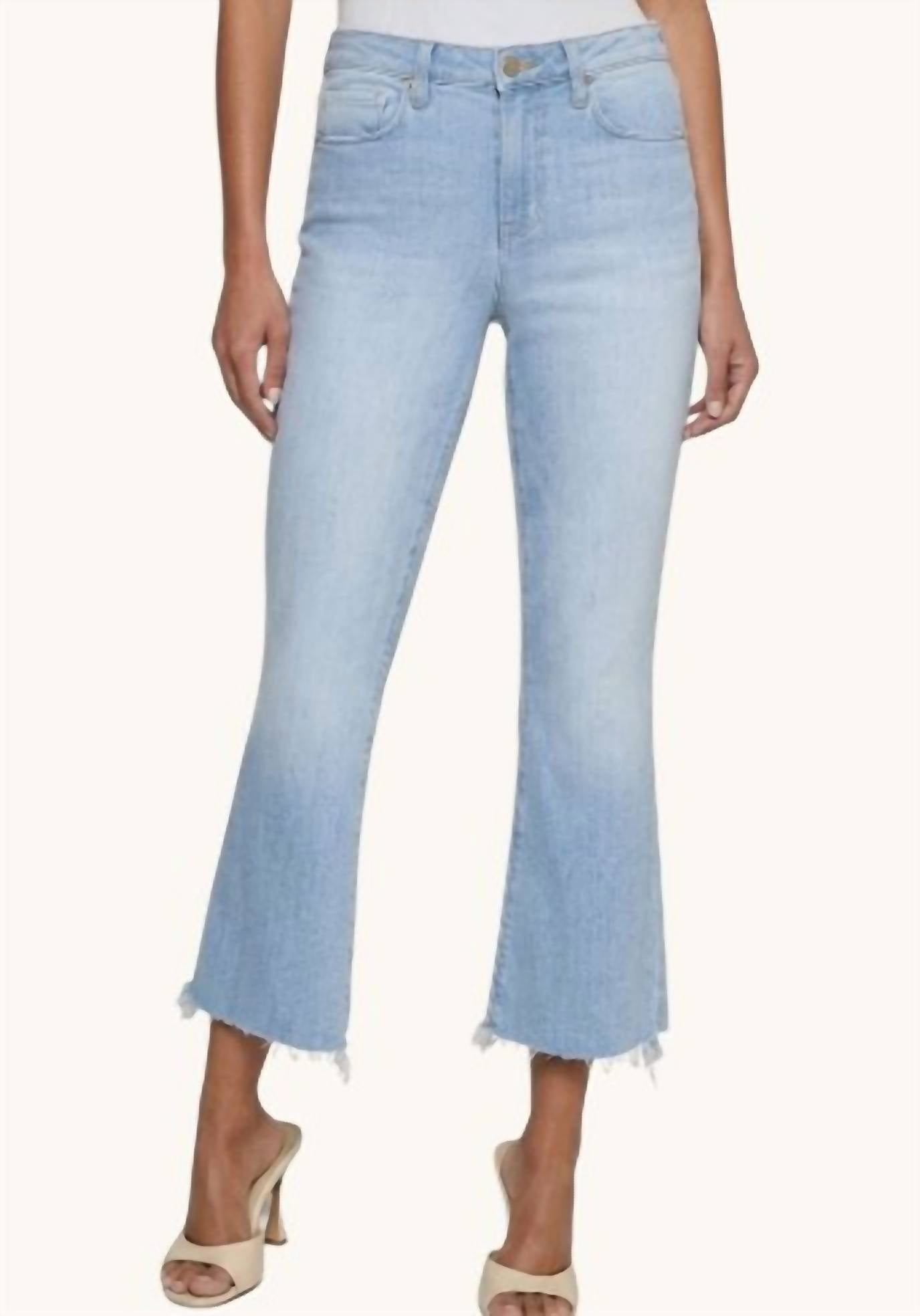 L'Agence - Kendra High Rise Crop Flare Jeans