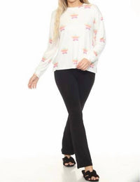 Pj Salvage - Stardust Long Sleeve Lounge Top