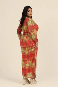 Fashion Szn Curve - Long Sleeve Maxi Dress
