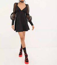 For Love & Lemons - Women's Gabrielle Puff Sleeve Dress