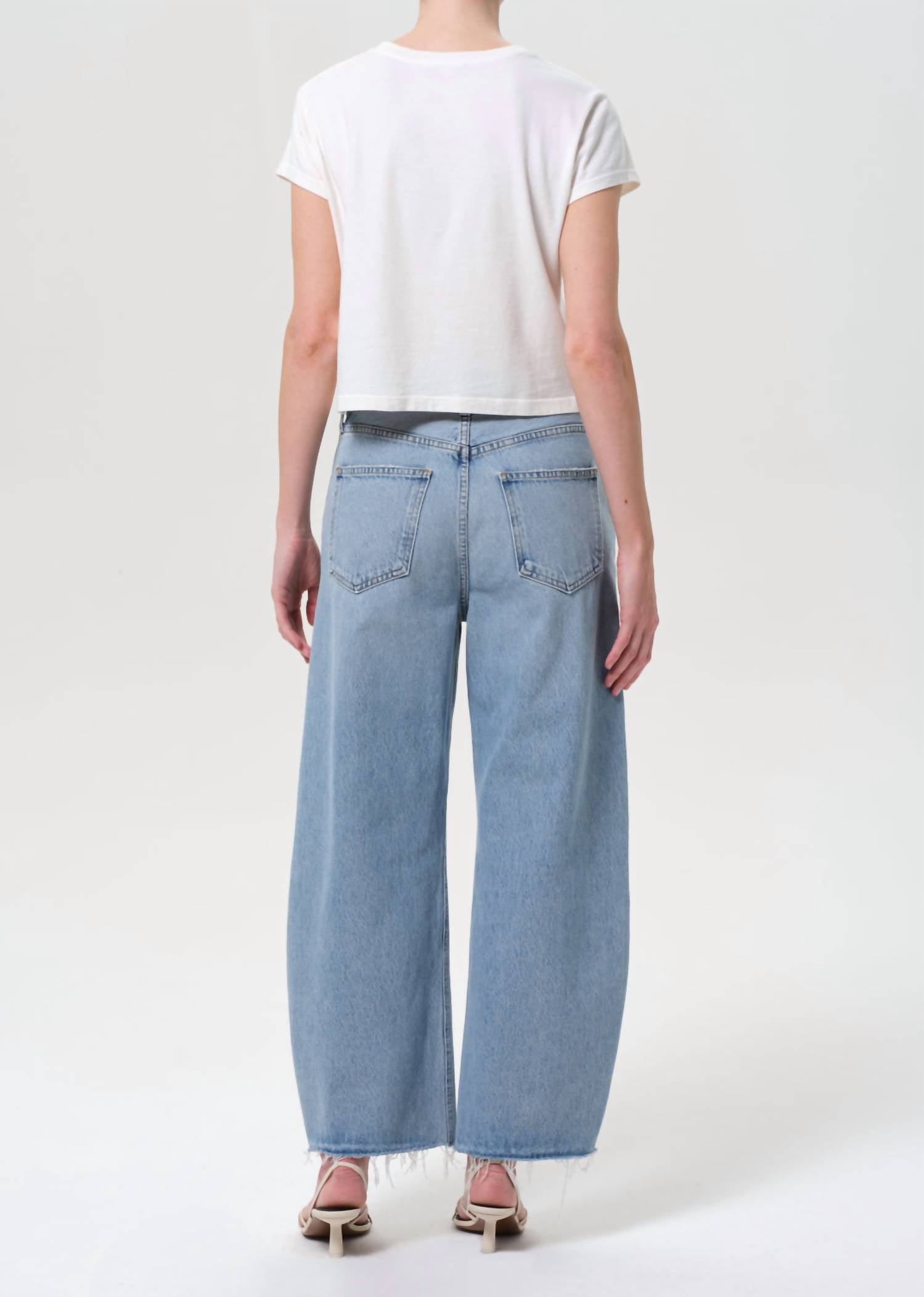 Agolde - Women's Low Curve Fray Force Jeans