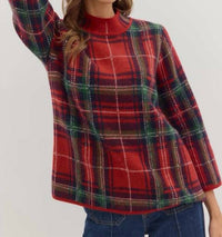 Entro - Mock Neck Sweater Top