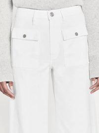Frame - Women's 70's Patch Pocket Crop Straight Pants