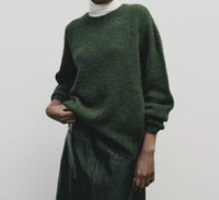 Mijeong Park - Alpaca Blend Crew Neck Sweater