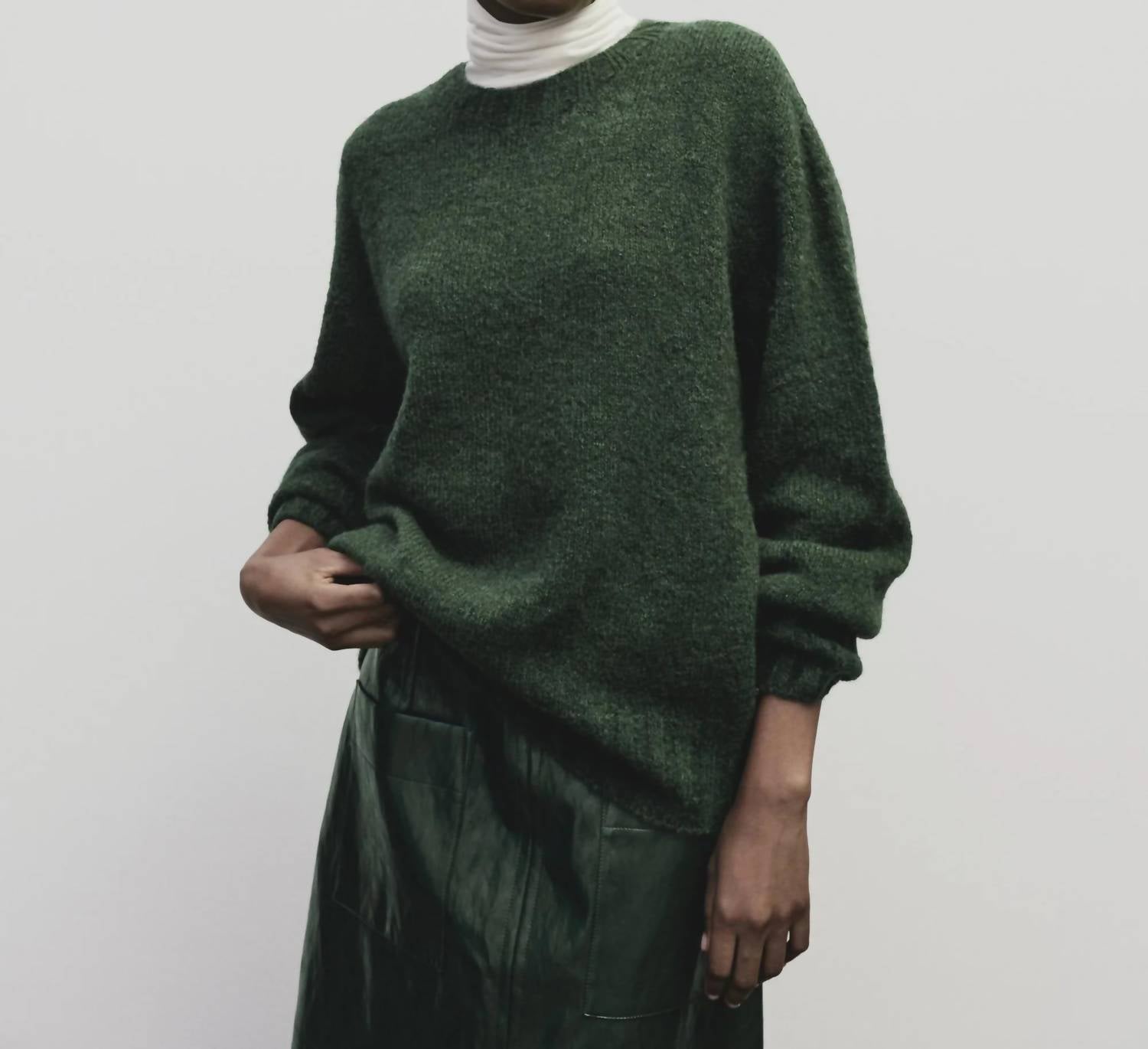 Mijeong Park - Alpaca Blend Crew Neck Sweater