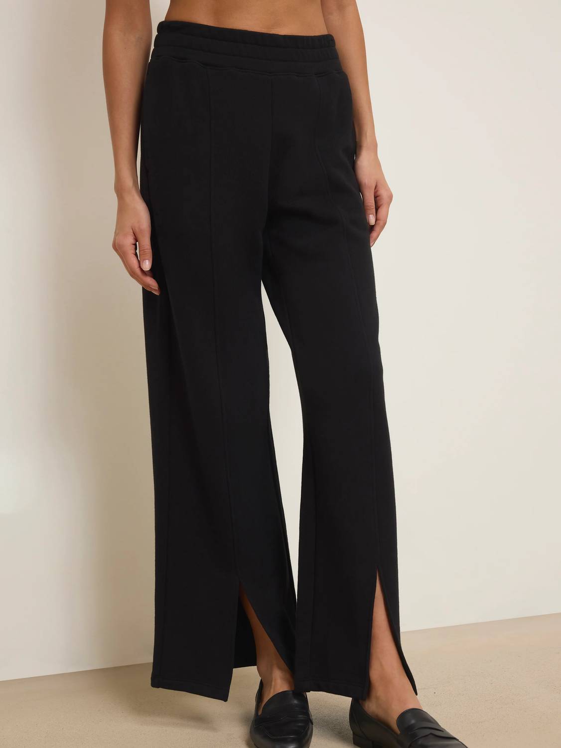 Nation Ltd - Lincoln Front Slit Knit Pant
