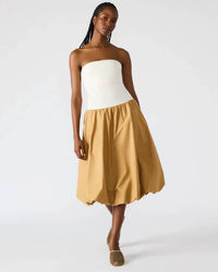 Steve Madden - Oliver Mixed-media Bubble-hem Dress
