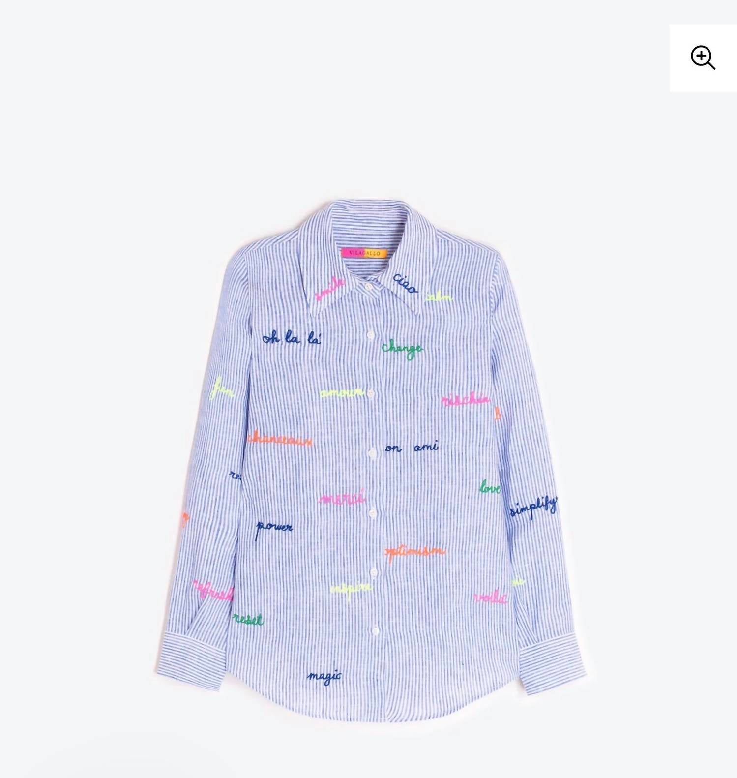 Vilagallo - 500 Rayas Lino Shirt