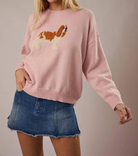Le Lis - King Charles Spaniel Graphic Sweater