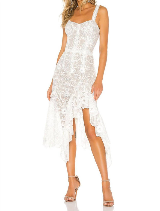 Bronx And Banco - Tiffany Blanc Midi Dress