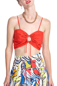 Corey Lynn Calter - Marty Front Keyhole Crop Top