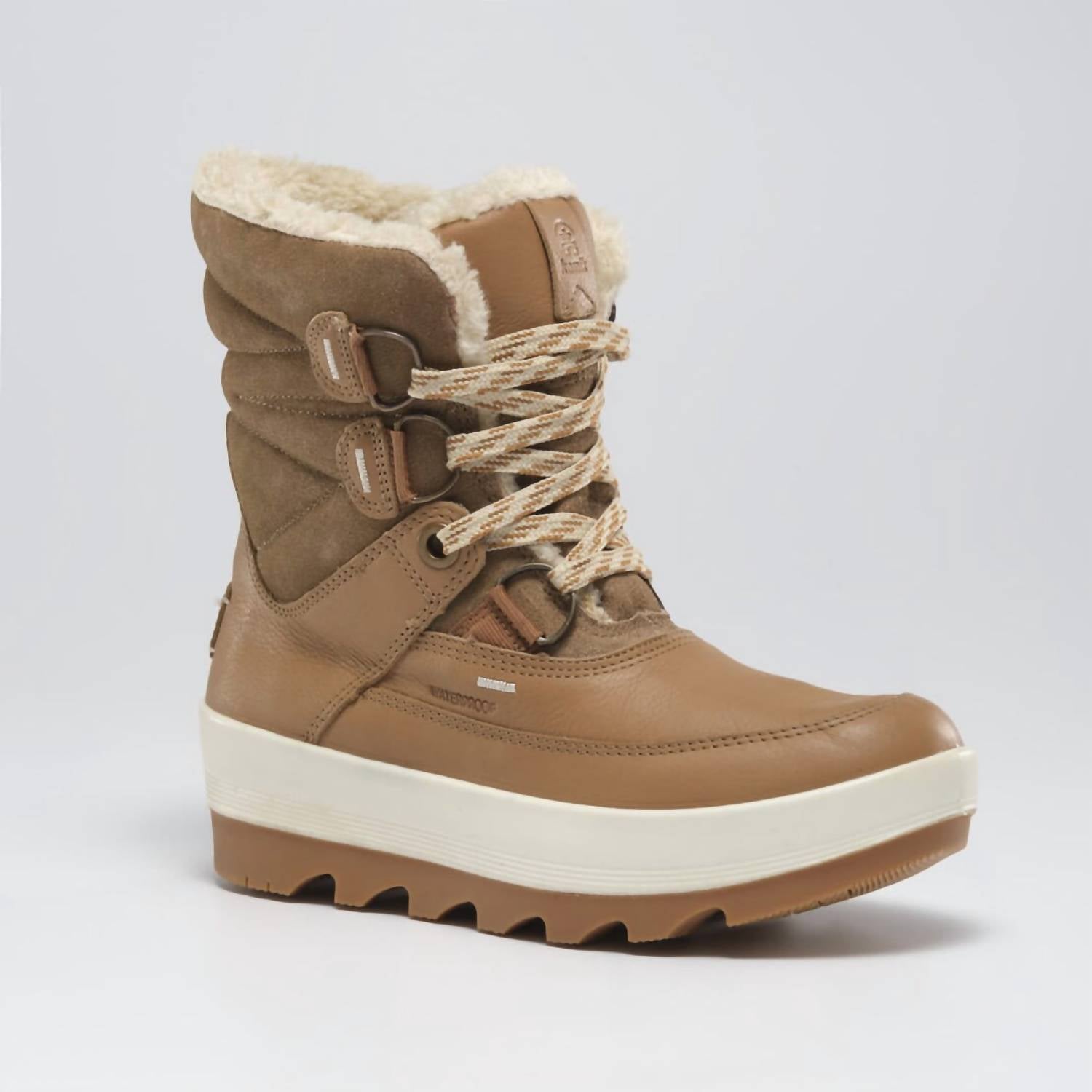 kamik Women's Celestem Winter Boots in light brown - women's shoe