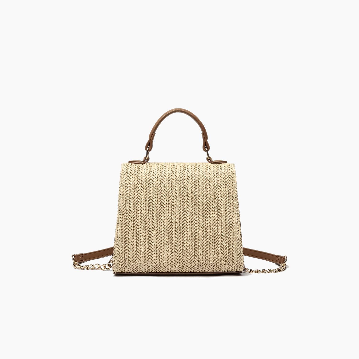 Like Dreams - Women's Neo Pastel Straw Crossbody Bag
