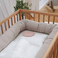 Babyly - Linen Baby Bed Roller Protector