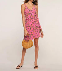 heartloom Peri Side Wrap Dress in poppy - women's dress