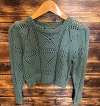 Minkpink - Women's Sally Pointelle Knit Sweater