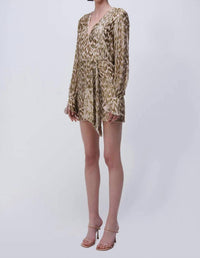Simkhai - Camryn Metallic Mini Dress