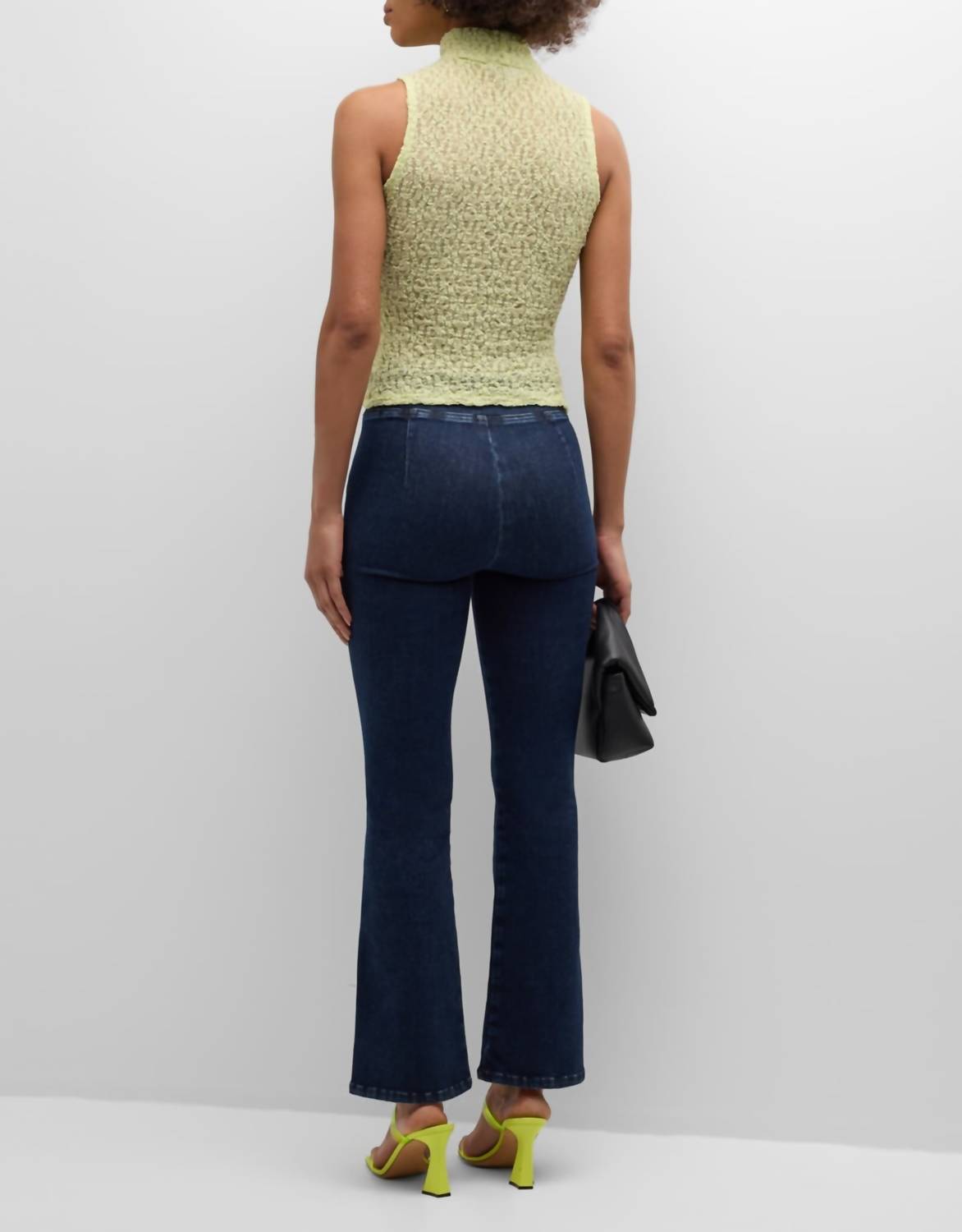 Frame - Jetset Crop Mini Boot Cut Jeans