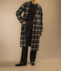 Velvet Heart - Myrtle Single Button Plaid Coat