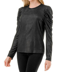Ariella - Puff Sleeve Long Sleeve Top