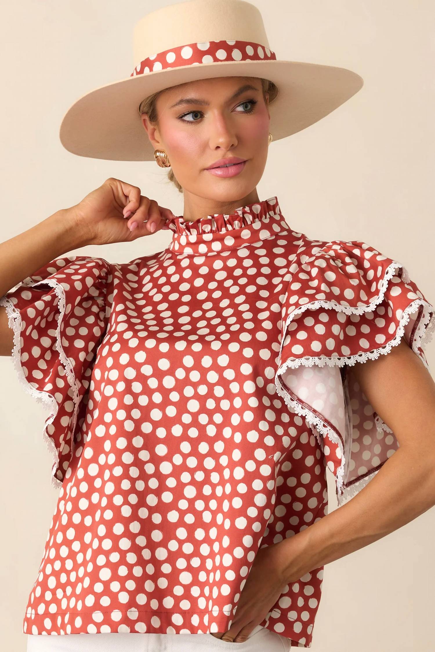 Prosperina - Blair Ruffle Top