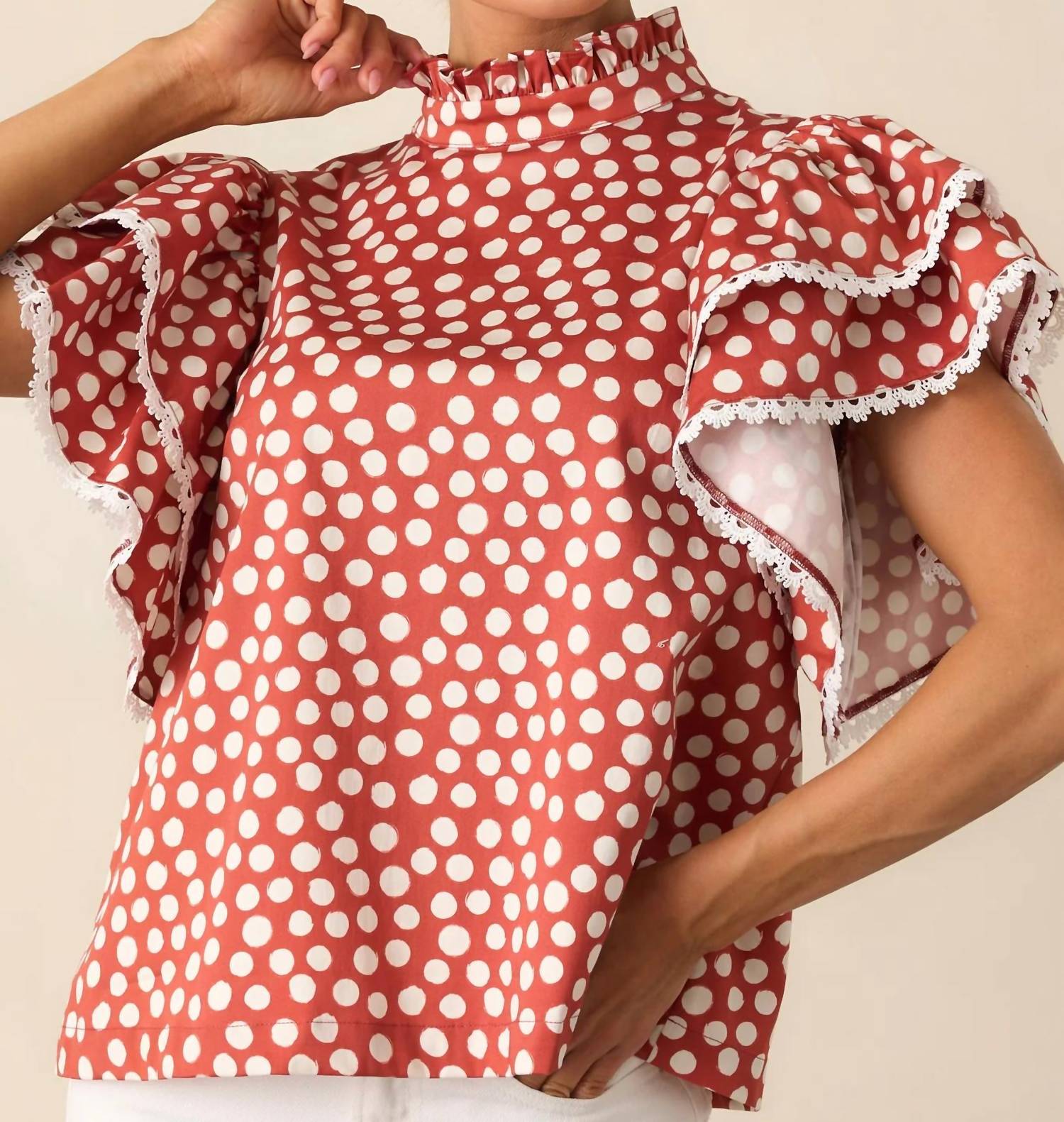 Prosperina - Blair Ruffle Top