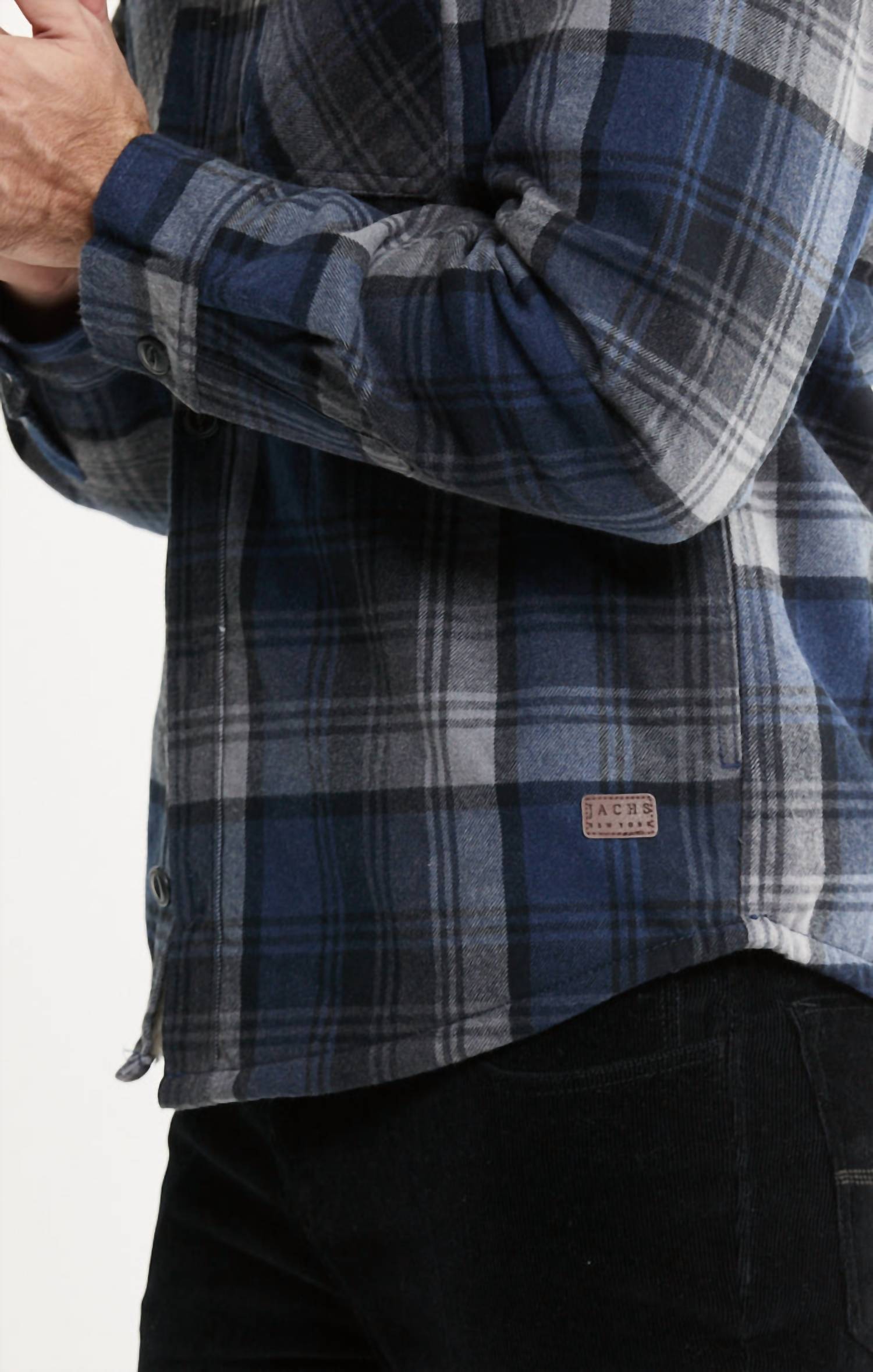 Jachs New York - Sherpa Lined Flannel Shirt Jacket