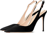 Gianvito Rossi - Women's Yves Suede Slingback Pump
