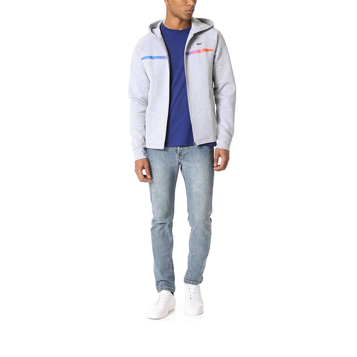 Lacoste - Men's Lifestyle Doubleface Fleece Hoodie