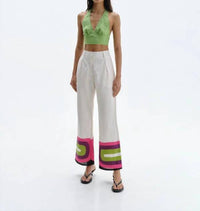Cala De La Cruz - Ariana Wide Leg Pants