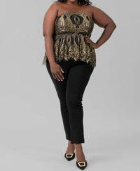 Marée Pour Toi - Lace Bustier Top