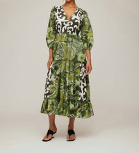 Fifteen Twenty - Nicki Tiered Ruffle Hem Midi Dress