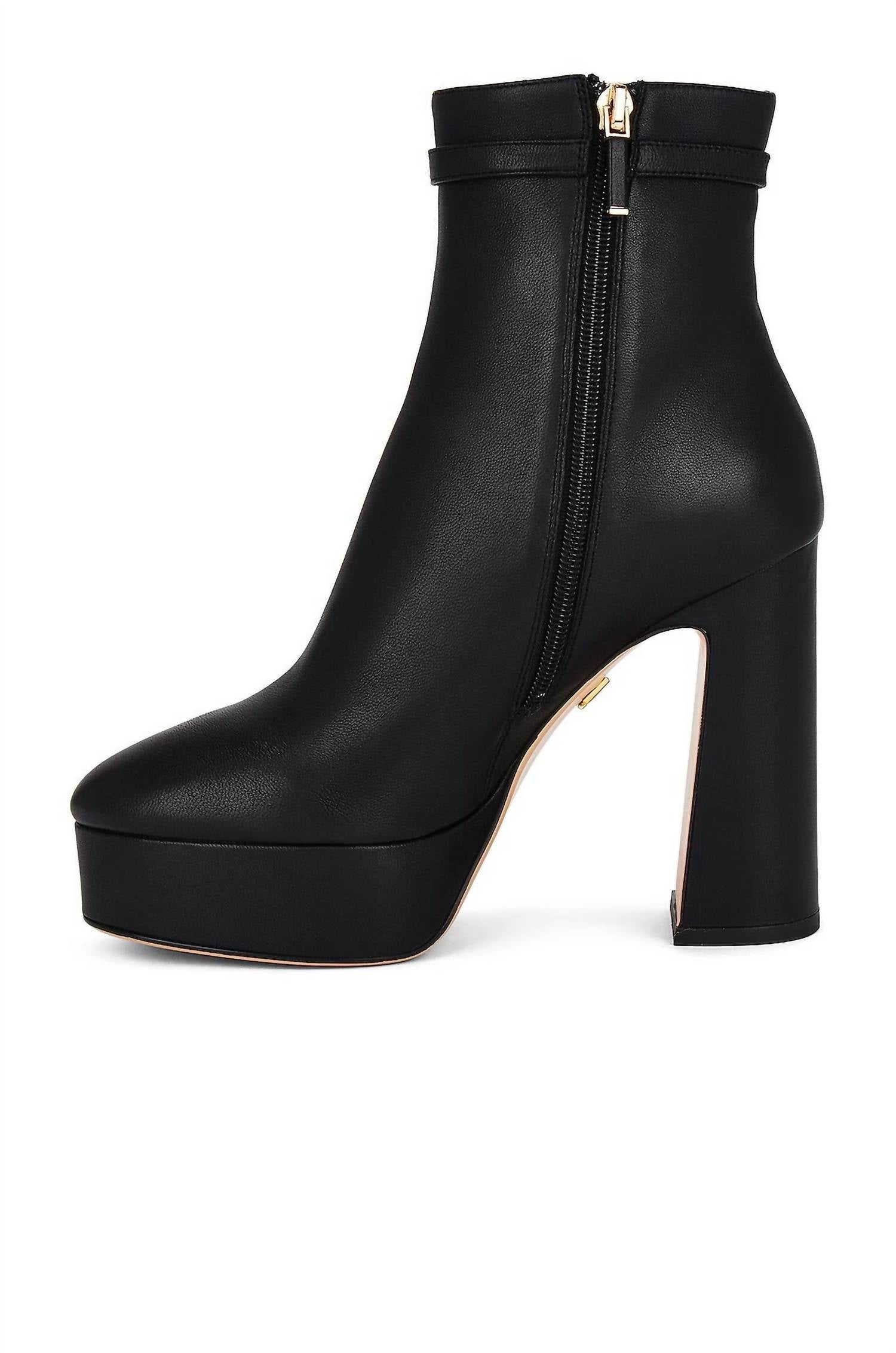 LOLA CRUZ Women's Bolbec Heeled Boot in black - women's shoe - view 7