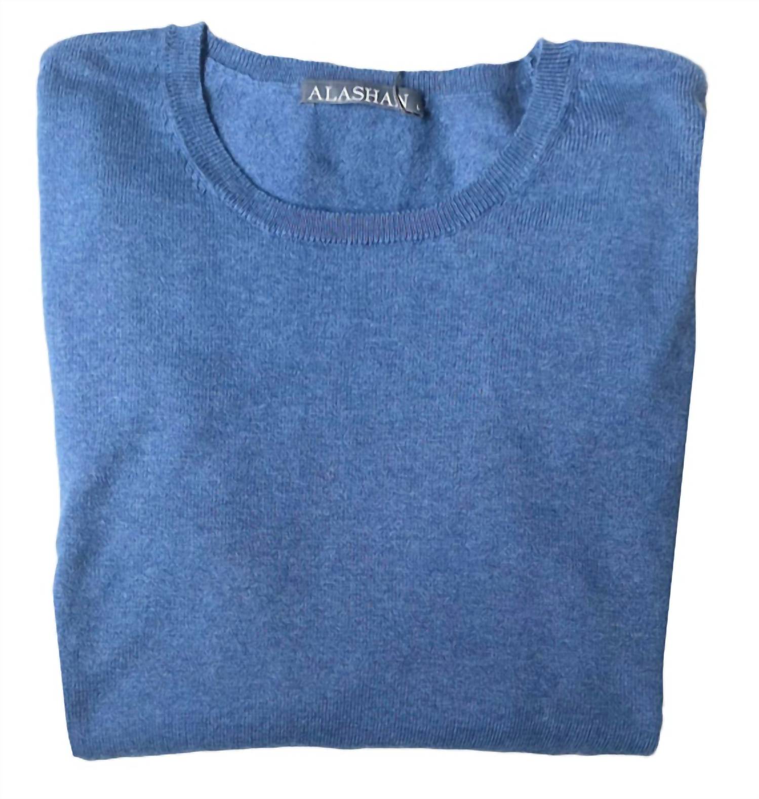 Alashan Cashmere - COTTON CASHMERE CLASSIC CREW NECK PULLOVER