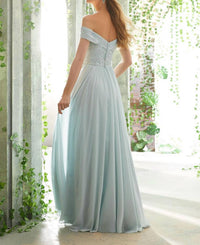Morilee - Off The Shoulder Embroidered Bodice Bridesmaids Dress