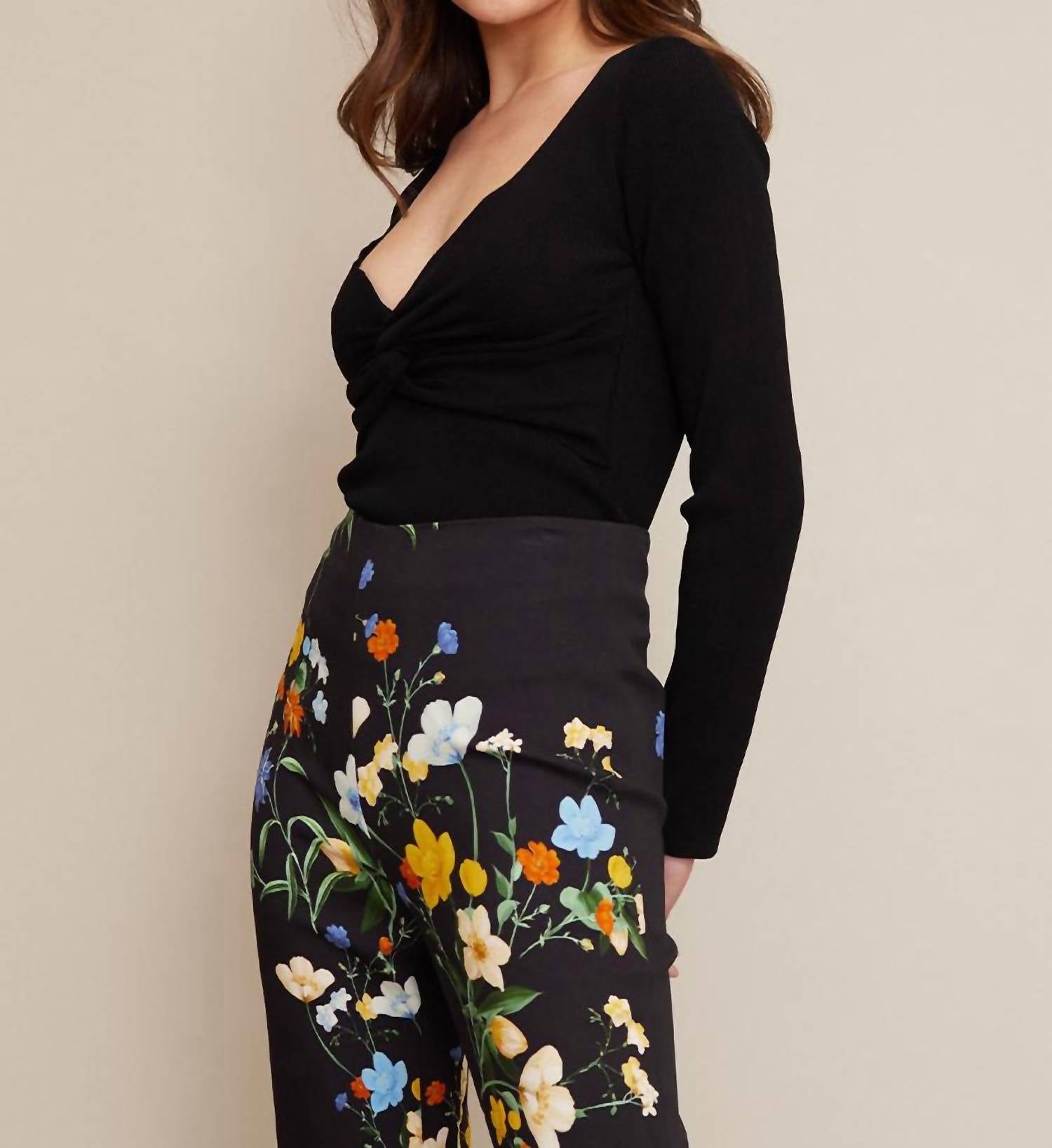 Cara Cara Women's Charlene Top in black - women's blouse - alternate view