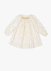 Belan.J - Girls' Peras Amarillo Long Sleeve Dress