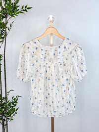 Zoe And Claire - Women's Poet’s Promise Short Sleeve Blouse