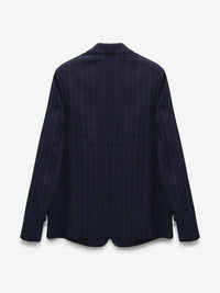 DOROTHEE SCHUMACHER Pinstripe Blazer in midnight blue - women's jacket - view 4