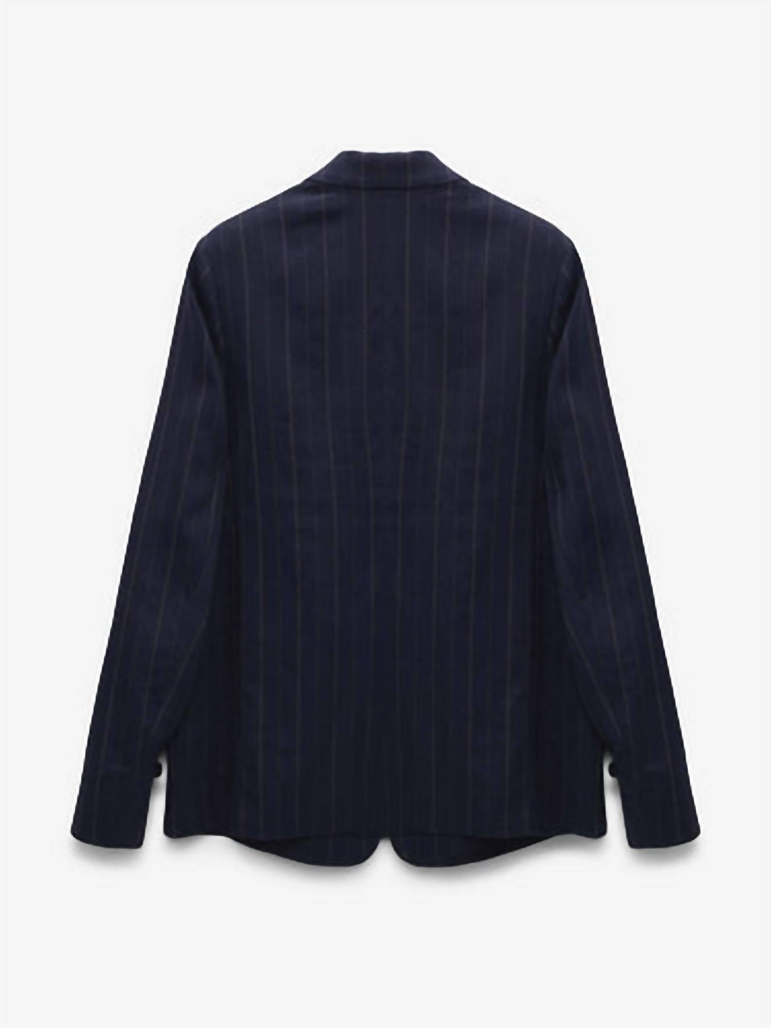 DOROTHEE SCHUMACHER Pinstripe Blazer in midnight blue - women's jacket - view 4