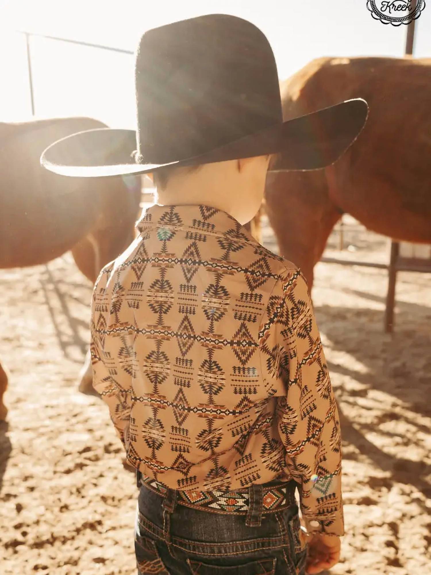 Sterling Kreek - Mini Sitting Bull Button Up Shirt