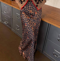 Never Fully Dressed - Dorris Satin Maxi Skirt
