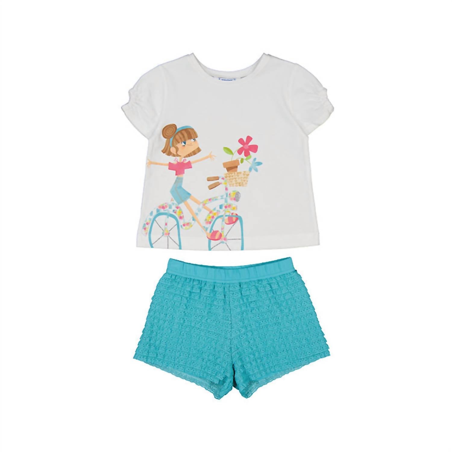 Mayoral - Girls' Knit Short Set