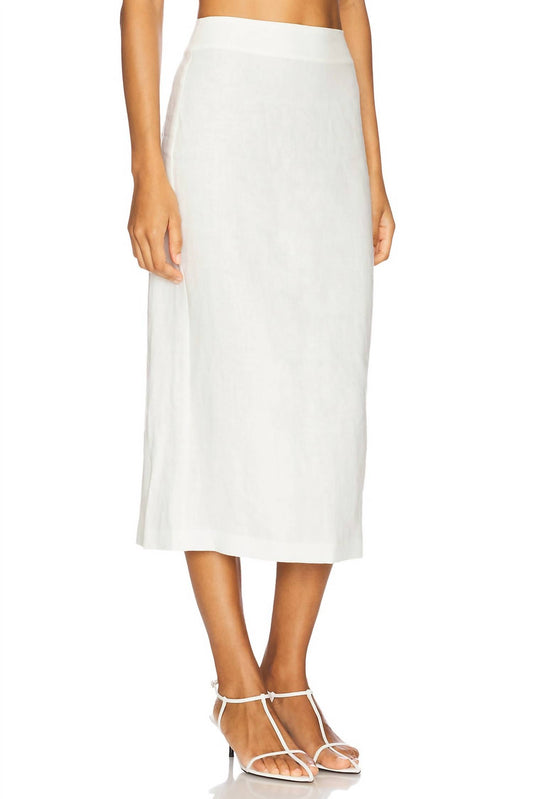Enza Costa - Linen Pencil Skirt