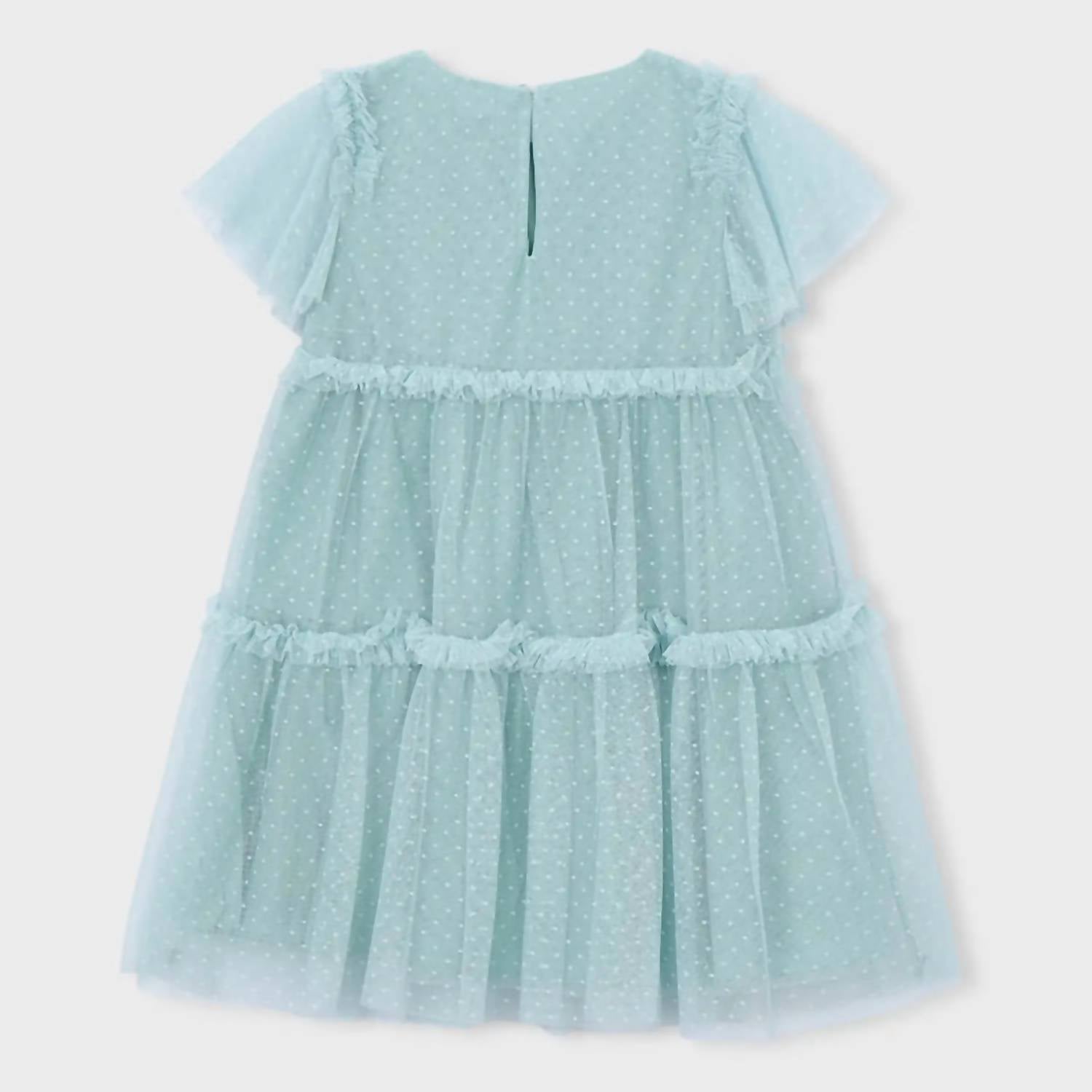 Mayoral - Big Girls' Tulle Plumeti Dress